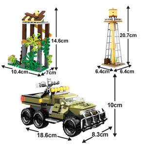 WOMA TOYS - Bloques de Construcción de Armas de Batalla, Modelo Militar del Ejército, Bloques de Construcción Pequeños, Juguete Educativo de Bricolaje para Niños - Product Image 5