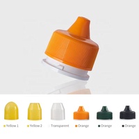 Bouteille souple en plastique PET 190ml 280ml 360ml avec bouchon à bec verseur rotatif et capuchon anti-poussière pour miel, ketchup, vinaigrette