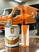 Peinture automobile 2K acrylique haute brillance, résistante aux rayures et à l'usure, pour la retouche automobile, vente en gros