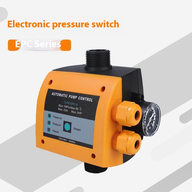 LIS HOME Fully Automatic Epc-3 Digital Pressure Controller IP65 220V Wholesale Intelligent Water Pump Booster Switch Pressure