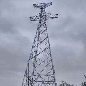 Polonais électrique en acier galvanisé pour la ligne de transmission actuelle équipement de distribution d'énergie pour des tours de puissance - Product Image 1
