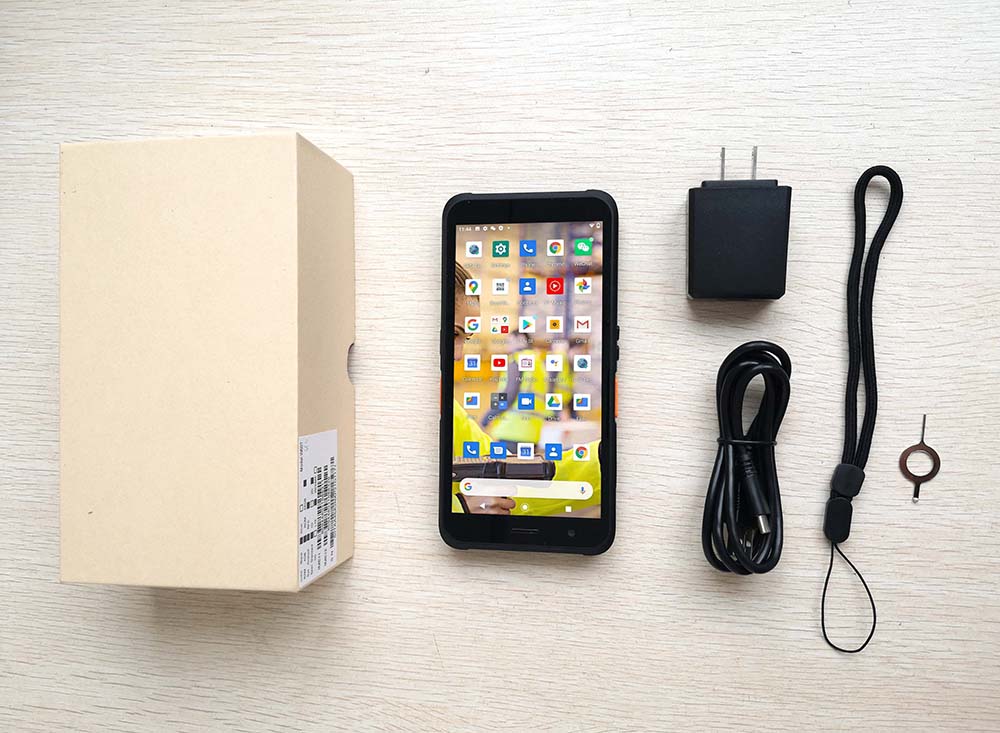 5.7" HIGH QUALITY 4G + 64G ANDROID BARCODE SCANNER NFC PDA HANDHELD DEVICE