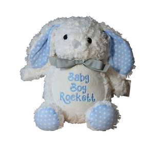Etsy — Animal en peluche personnalisé, poupée de licorne, ours ou lapin, référence de naissance - Product Image 5