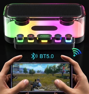 Loa Bluetooth 5.0 di động chất lượng cao, âm trầm mạnh mẽ, đèn RGB rực rỡ, dành cho máy tính để bàn, ngoài trời, tiệc tùng, không dây, mới. - Product Image 1