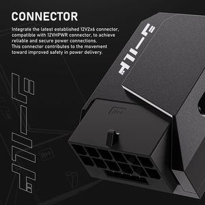 Adaptateur GPU PCIe 5.0 <span class=keywords><strong>upHere</strong></span> 90 degrés RVS 12VHPWR 16 broches 600W Connecteur ATX3.0 pour RTX5080 4080 Gestion des câbles - Product Image 5