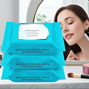 Lingettes démaquillantes réutilisables antibactériennes à marque privée, douces, efficaces et apaisantes pour le visage, personnalisables, 10 000 sachets - Product Image 1
