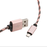 Vente chaude Câble USB Nylon Tressé USB A vers Type C Câble de charge rapide