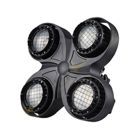 AICPOSE Projecteur LED COB DMX512 4 Yeux 40W Étanche IP65 en Aluminium 4x100W CRI95 3200K-6500K pour Public