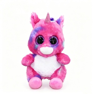 Peluche de unicornio personalizado, unicornio de peluche, unicornio de peluche con ojos grandes, unicornio de peluche rosa, unicornio de peluche brillante - Product Image 4