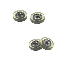 <span class=keywords><strong>DASHU</strong></span> PU62315-rodamiento de rodillo de poliuretano, rueda de goma de bajo ruido para máquina, 3x15x4MM - Product Image 1