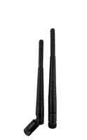 Antenne omnidirectionnelle 156mm pour connecteur SMA double fréquence 2.4G 5.8G Wi-Fi 3dbi Gain vertical pour les applications de communication