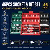 Ensemble d'outils à cliquet et de douilles en acier allié robuste de 899 pièces, boîte à outils OEM, kit d'outils à main pour la réparation automobile