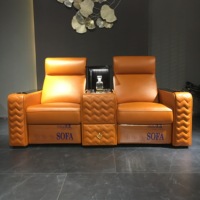 Luxuriöses Design Bestseller Kinosofa Heimkino-Bestuhlung Elektrischer Liegesessel Motorisierter Relaxsessel Theater-Möbel