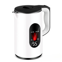 Bouilloire électrique portable 3L, arrêt automatique avec fonction maintien au chaud pour la maison, la cuisine, le thé et l'eau chaude, 220V 110
