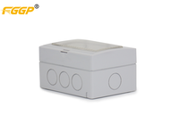 Interruptor de 1 Canal con Protección IP55/IP66, Enchufe de Pared de Plástico para Exteriores, 250V 13A, Resistente a la Intemperie, Autotransferencia de Corriente, Puertos USB, Uso Residencial