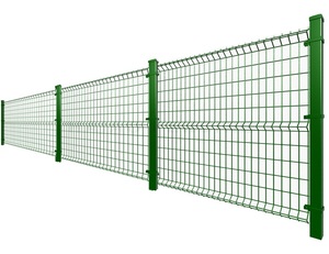 Clôture de jardin décorative <span class=keywords><strong>pour</strong></span> l'extérieur, treillis métallique <span class=keywords><strong>rigide</strong></span> soudé incurvé en 3D <span class=keywords><strong>pour</strong></span> l'extérieur et la maison - Product Image 3
