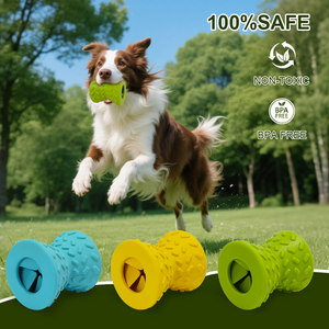 Gomma interattiva naturale resistente per la pulizia dei denti cani per animali domestici mangiatoia cibo trattamento per addestramento giocattoli Snack da masticare - Product Image 5