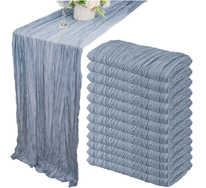 <span class=keywords><strong>Chemin</strong></span> <span class=keywords><strong>de</strong></span> <span class=keywords><strong>table</strong></span> personnalisable en polyester/coton doux, style nordique chic, imprimé géométrique multicolore, pour une ambiance champêtre. - Product Image 5