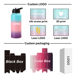 Stainless Steel Insulated Sports Water Bottle with for Straw Lid Wide Mouth and Flip-Top Design Tumblers - Product Image 6