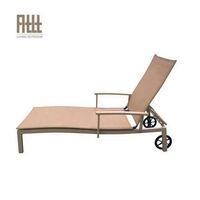 Mobilier d'extérieur Lit lounge à usage général Chaise longue inclinable Mobilier de jardin Piscine Chaise d'extérieur pour terrasse