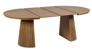 <span class=keywords><strong>Table</strong></span> à manger ronde extensible moderne de 1200-2000 mm, <span class=keywords><strong>table</strong></span> d'extension en MDF avec rail silencieux robuste, fabricant en gros Chine - Product Image 5