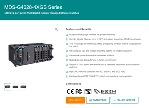 MDS-G4028-4XGS-T nhanh <span class=keywords><strong>Ethernet</strong></span> quản lý thiết bị chuyển mạch Điều kiện Mới 10g Công suất PoE VLAN chức năng SNMP chế độ giao tiếp trong kho - Product Image 4