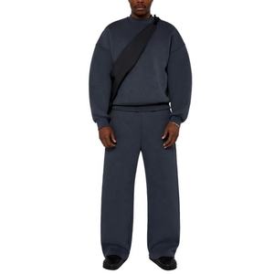 Pantalones Deportivos Casuales Personalizados, Pantalones Anchos Holgados de Pierna Ancha, Pantalones Deportivos de Felpa Francesa de Estilo Urbano, Pantalones Deportivos de Pierna Recta para Hombre - Product Image 2