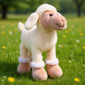 Oveja de Peluche de 30 cm, Juguete de Peluche Suave para Mascotas - Product Image 3