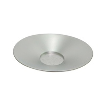 Réflecteur LED en aluminium tournant suspendu au plafond de 18 pouces, angle de faisceau large, couleur argent, 120 degrés, pour ampoule de baie haute E27 E40