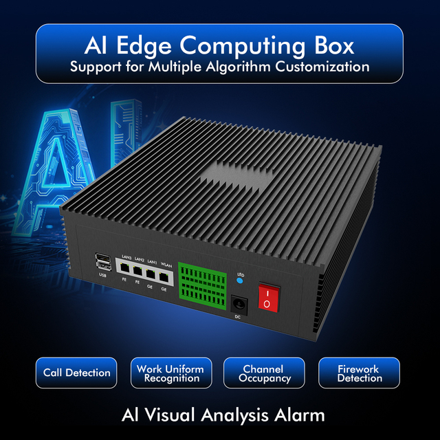 AI Edge Computing, AI Intelligent Behavior Analysis Box Smoking, Phone-Calling, Fire Detection Video Recording Computer