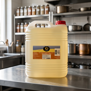 Aceite de girasol Casalbert, aceite de girasol de larga vida útil y baja absorción de 25L, el mejor aceite de cocina de girasol de España a la venta - Product Image 3