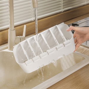 Creative Wall Mounted <b>Drawer</b> Basket Push-pull <b>Drawer</b> Shelf Organizer Household Storage Shelf with Telescopic Partition * 4 / <b>6</b> - Product Image 6