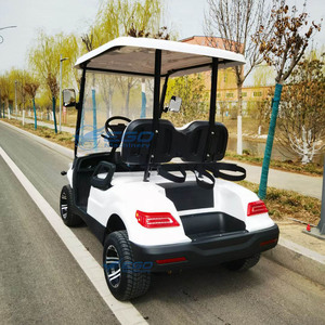 Best Selling Four-wheel Drive Electric Golf <b>Cart</b> 2 Seater with Steel Structure Customizable Lead-acid Battery and <b>Tool</b> Basket - Product Image 2