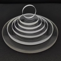 Plaque de fenêtre en silice fondue, résistante aux hautes températures, soudable, transmission lumineuse de 92 %, pour four de laboratoire