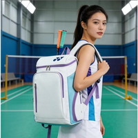 Sac à dos de badminton et de tennis imperméable grande capacité en PU, marque XY, avec compartiment à chaussures séparé, idéal pour la course à pied – Offre spéciale prix usine