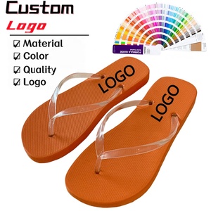 Chanclas con logotipo personalizado para hombre, zapatillas troqueladas personalizadas para parejas, zapatillas de marca personal, chanclas con patrón personalizado - Product Image 1