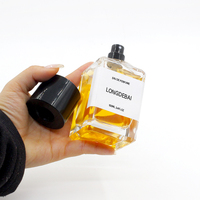 Botol Parfum Pria Grosir Persegi Alas Tebal 30ml 50ml 100ml Botol Semprot Parfum Kaca Kosong Bening