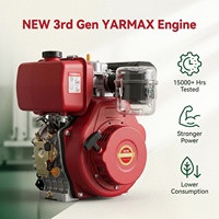 Tondeuse à gazon industrielle télécommandée de grande taille 27HP 420cc Diesel avec démarrage à distance pour l'élimination des plantes hautes et les plantations de thé