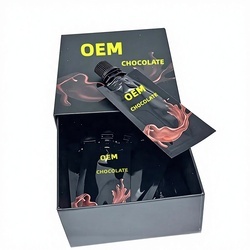 Caja de papel rígida rectangular amarilla impresa a medida para miel real, caja de embalaje de chocolate de alta gama - Product Image 3