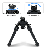 Trépied professionnel V8SG à rotation 360 degrés pour la prise de vue, sports de plein air, accessoires d'observation des oiseaux avec monture 20 mm