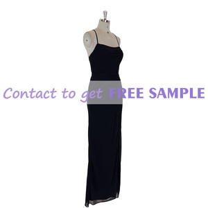 Robes de demoiselle d'honneur TEENYEE, nouvelle collection, coupe ajustée, col châle, plissée, en tissu maille, pour occasions spéciales - Product Image 2