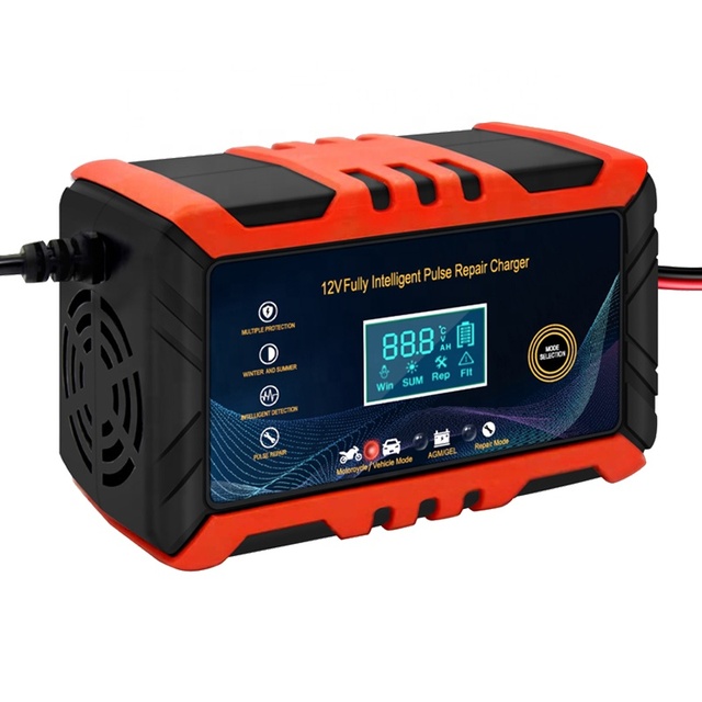 Car charger 12v motorcycle battery charger Intelligent repair charger SRUIS