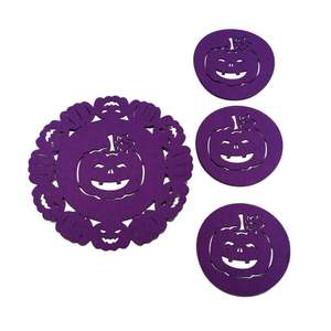 Sous-verres en feutre absorbant multicolore écologique de haute qualité - Product Image 1