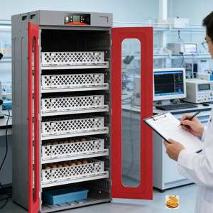 Incubateur efficace à conception compacte à vendre, couveuse d'œufs industrielle pour élevages en plein air - Product Image 1