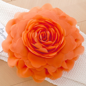 Home Decor Handmade Rodada 3D Flor Amor Travesseiro Capa para Quarto Cama Cadeira Sofá Carro - Product Image 3