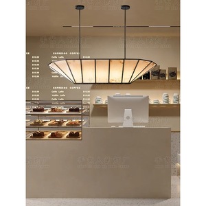 Chinese Style Rectangle Chandelier Gold Six-head E27 Energy-saving <b>Lamp</b> For Living Room <b>Study</b> Dining Room - Product Image 4
