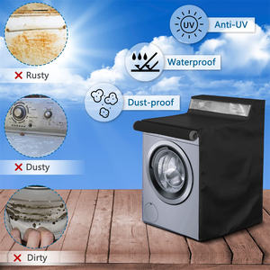 BEELAND 420D <span class=keywords><strong>ฝา</strong></span>ครอบ<span class=keywords><strong>เครื่อง</strong></span><span class=keywords><strong>ซัก</strong></span><span class=keywords><strong>ผ้า</strong></span>แบบพกพาด้านหน้ากันฝุ่นกันน้ําฝาครอบเครื่องซักผ้าด้าน<span class=keywords><strong>หน้า</strong></span>สีดํา - Product Image 6