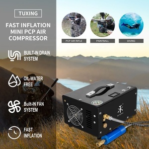 <span class=keywords><strong>Compresseur</strong></span> PCP TUXING 12V <span class=keywords><strong>Mini</strong></span> pour Paintball, Refroidissement Rapide par Ventilateur, Gonflage <span class=keywords><strong>de</strong></span> Bouteilles <span class=keywords><strong>de</strong></span> Gaz, Interrupteur à Touche Unique, 300 bars 4500 psi 30 MPa, Vente en Gros - Product Image 3