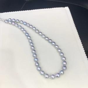 Collar de Perlas de Tres Capas Hecho a Medida de Alta Gama, 8-7 mm, Casi Perfectamente Impecable, Color Dorado Intenso, Joyería de Perlas Multicapa - Product Image 1