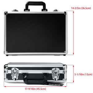 Étui de protection rigide en <span class=keywords><strong>aluminium</strong></span> <span class=keywords><strong>vide</strong></span>, <span class=keywords><strong>mallette</strong></span> de rangement portable pour instruments - Product Image 2
